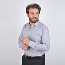 قميص كلاسيك رمادي